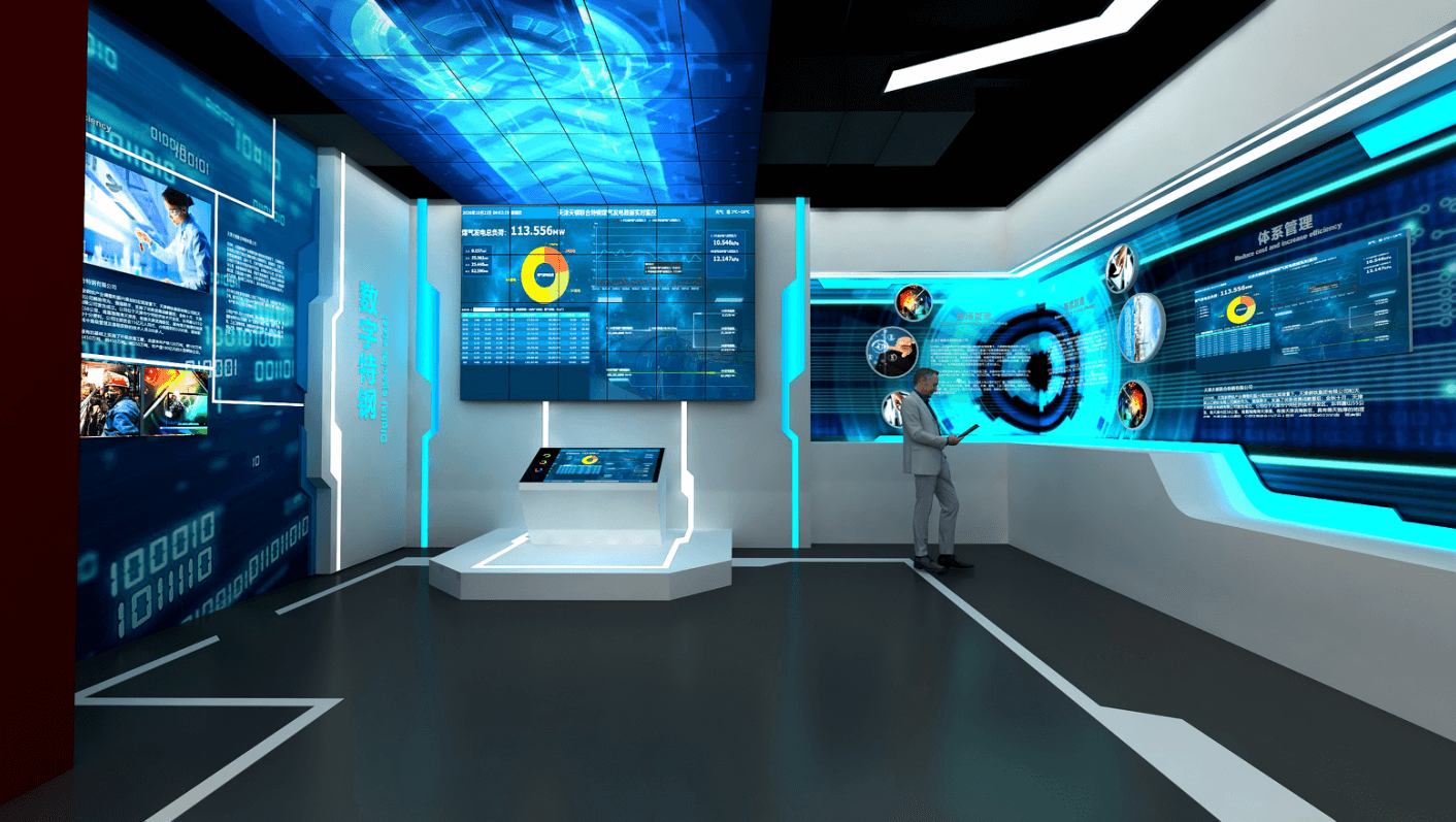 生物科技企業展廳設計